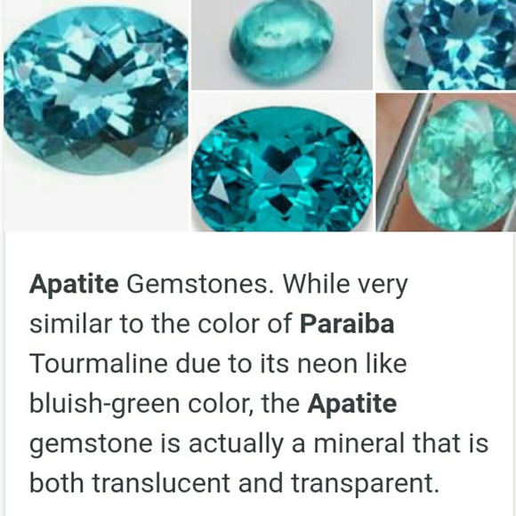 💃PARAIBA APATITE RING - Picture 7 of 8